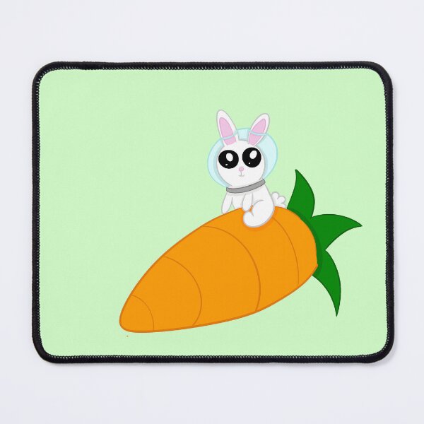 Item preview, Rocket rabbit green background designed and sold by CreationsByFey.