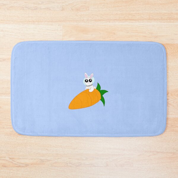 Item preview, Rocket rabbit dark blue background designed and sold by CreationsByFey.