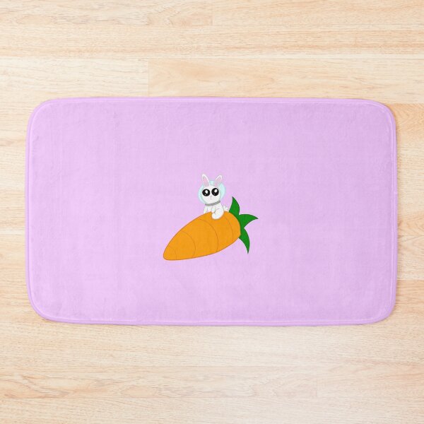 Item preview, Rocket rabbit purple background designed and sold by CreationsByFey.