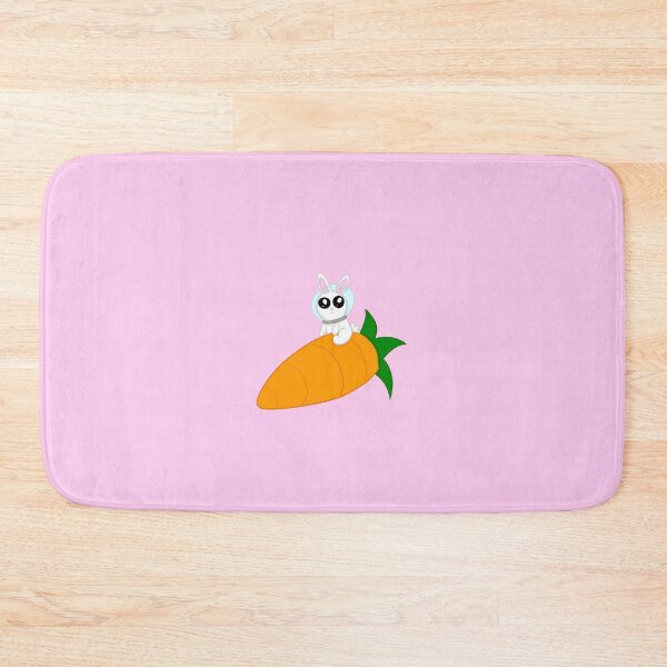 Item preview, Rocket rabbit pink background designed and sold by CreationsByFey.