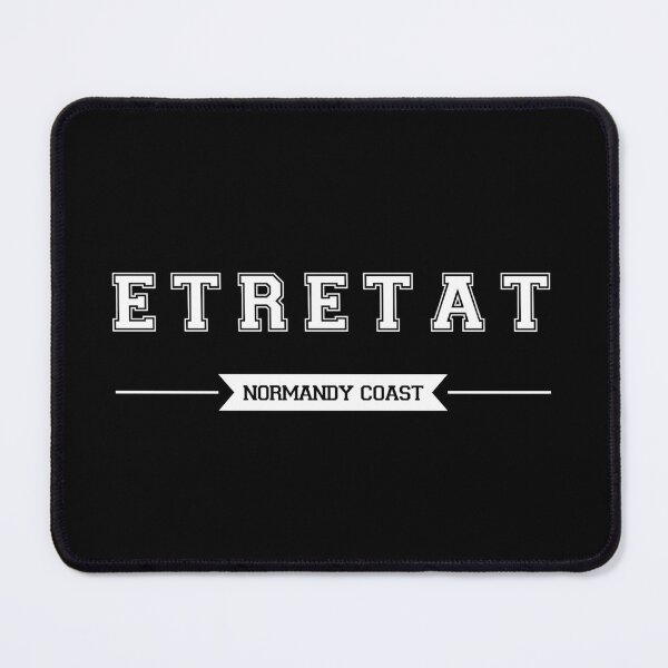 Item preview, Étretat, Cliffs and Legends [black] designed and sold by FrenchTouch77.