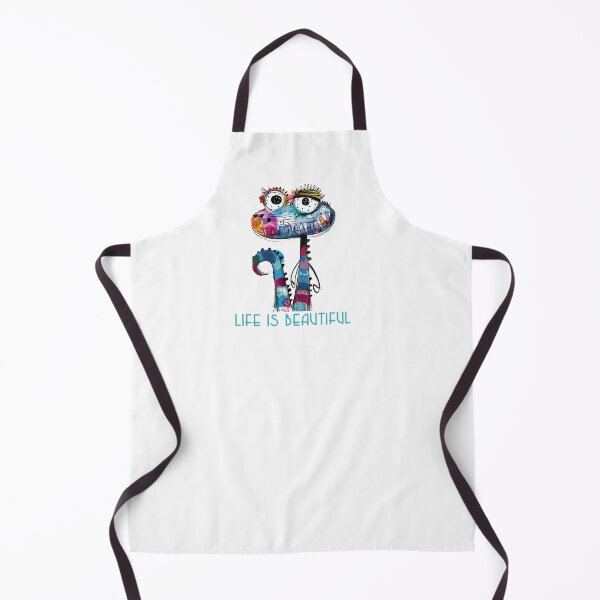 Item preview, Colorful Animal Design – Life is Beautiful – Happy Lizard Motif designed and sold by KolbaVison.
