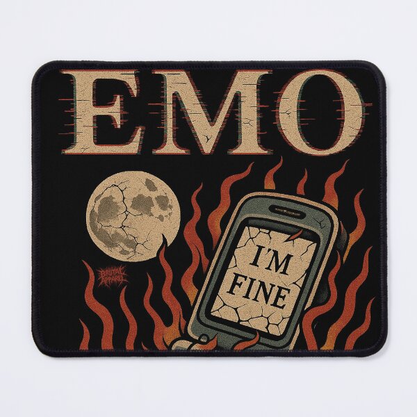 Item preview, EMO Flip Phone I'm Fine designed and sold by Brutal-Apparel.