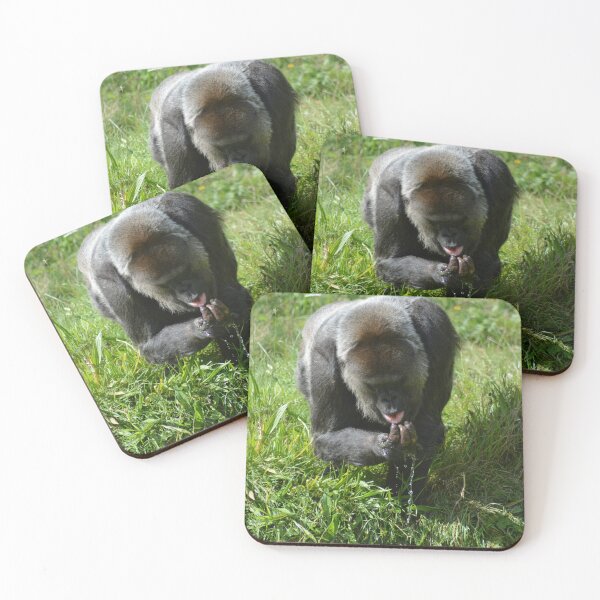 Item preview, Quiet moments – The gorilla drinking designed and sold by Dunadagra.
