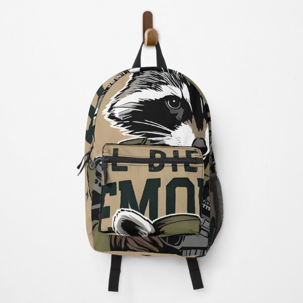 Item preview, Funny Military Raccoon I'll Die With Memories Not A Full Mag designed and sold by Zayavca.