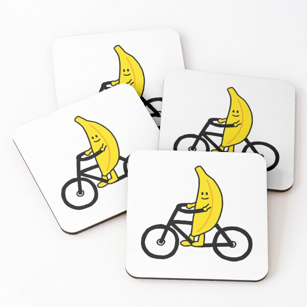 Aperçu de l'œuvre Le gars de la banane sur le vélo créée et vendue par superbaechoo.