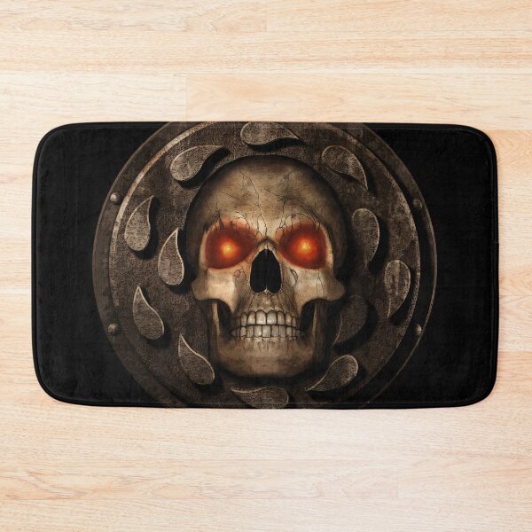 Item preview, Baldur's Gate Retro Game Symbol I II III Skull 3 - Gamer Fan Shirt designed and sold by hangman3d.