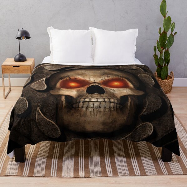 Item preview, Baldur's Gate Retro Game Symbol I II III Skull 3 - Gamer Fan Shirt designed and sold by hangman3d.