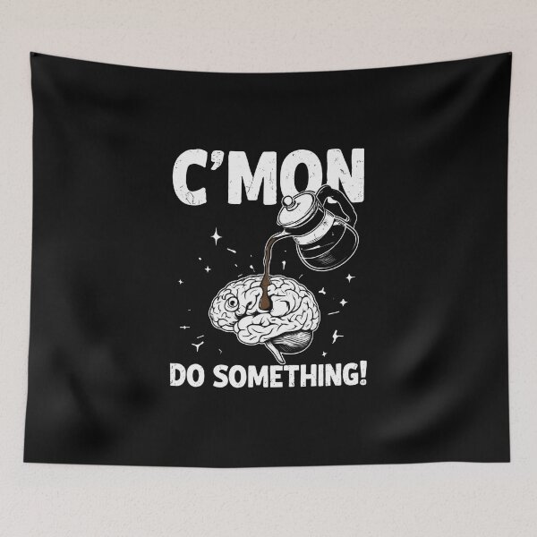 Item preview, C'mon Do Something Funny Coffee designed and sold by DemureArtsy.