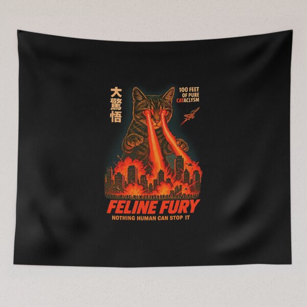 Item preview, Feline Fury designed and sold by TheSamuraiCat.