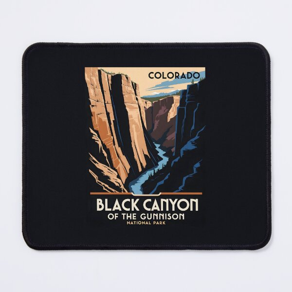 Item preview, A Vintage Illustration of Black Canyon of the Gunnison National Park - Colorado - US designed and sold by GoodOldVintage.