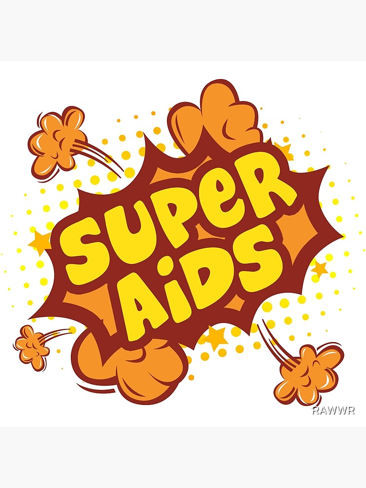 Super Aids Art Board Print By Rawwr Redbubble