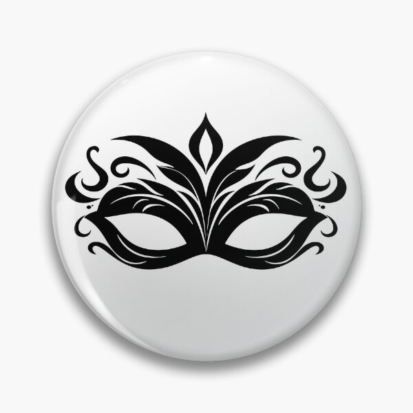 Item preview, Elegant Venetian Masquerade Mask – Black Ornate Costume Art designed and sold by SylvieVibes.