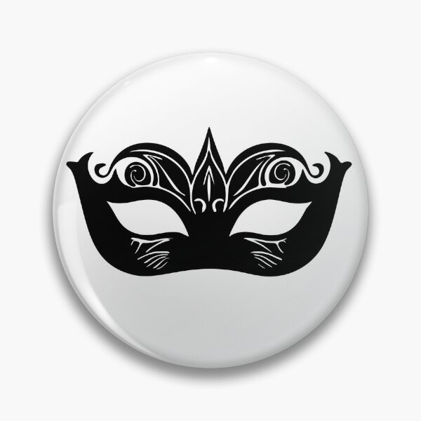 Item preview, Elegant Venetian Masquerade Mask – Black Ornate Costume Art designed and sold by SylvieVibes.