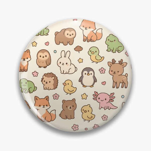 Item preview, Cute Forest Animals Seamless Pattern - Kawaii Woodland designed and sold by DarkPhoenix914.