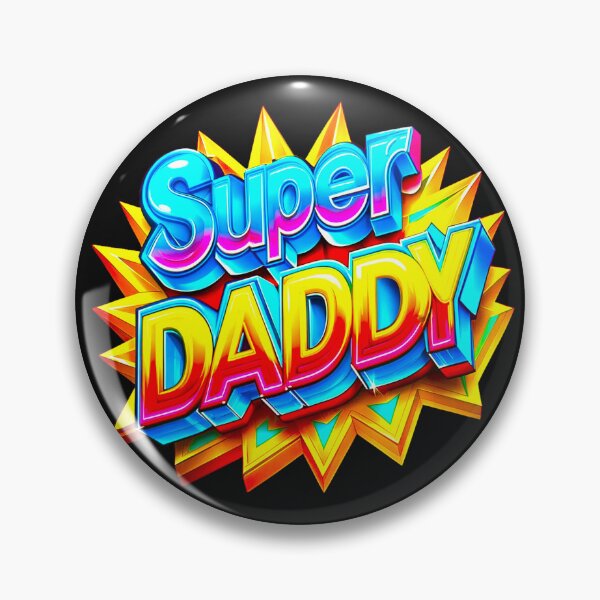 Item preview, Super daddy, father`s day design designed and sold by LoneAngel.