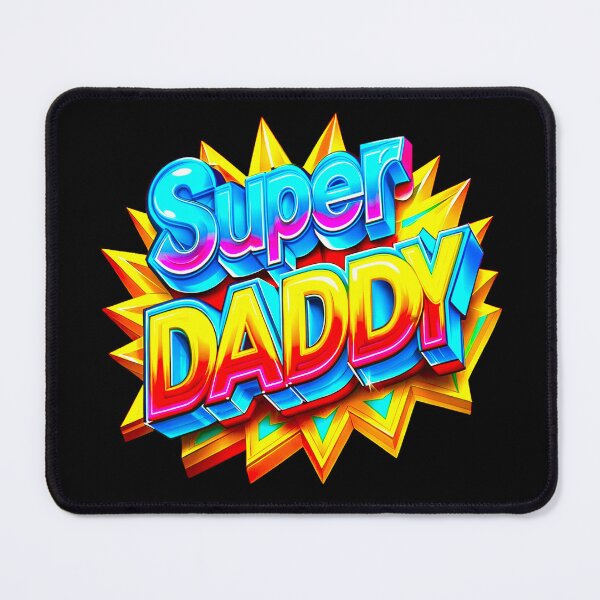 Item preview, Super daddy, father`s day design designed and sold by LoneAngel.