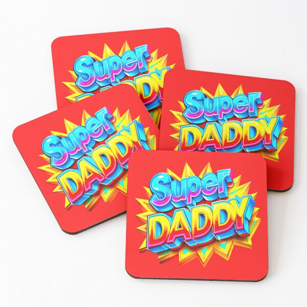 Item preview, Super daddy, father`s day design designed and sold by LoneAngel.