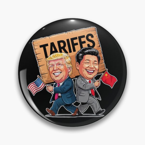 Item preview, Donald Trump Xi Jinping Tariffs designed and sold by plushism.
