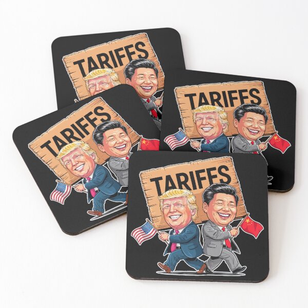 Item preview, Donald Trump Xi Jinping Tariffs designed and sold by plushism.