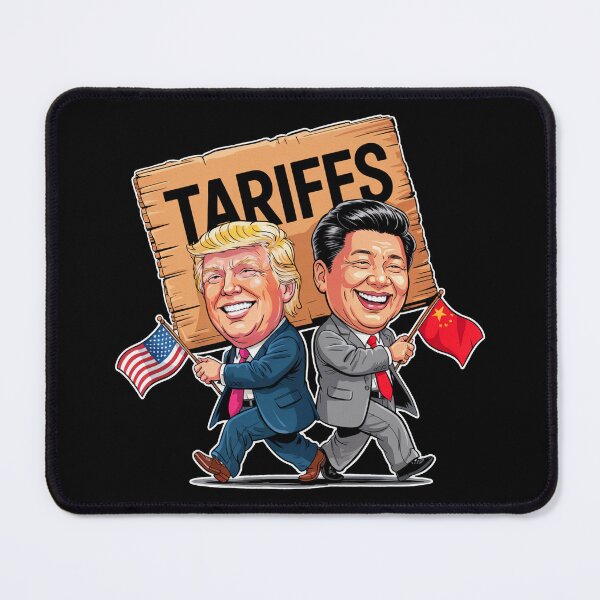 Item preview, Donald Trump Xi Jinping Tariffs designed and sold by plushism.