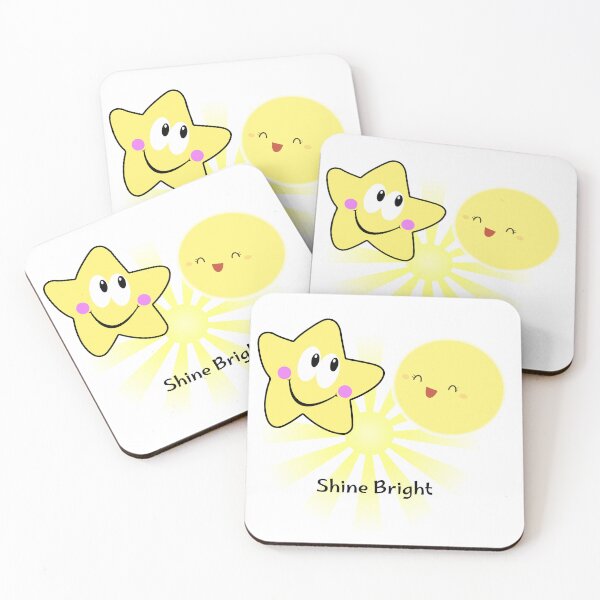 Item preview, Shine Bright - Cute Star and Sun T-Shirt Design designed and sold by Yaso studio .