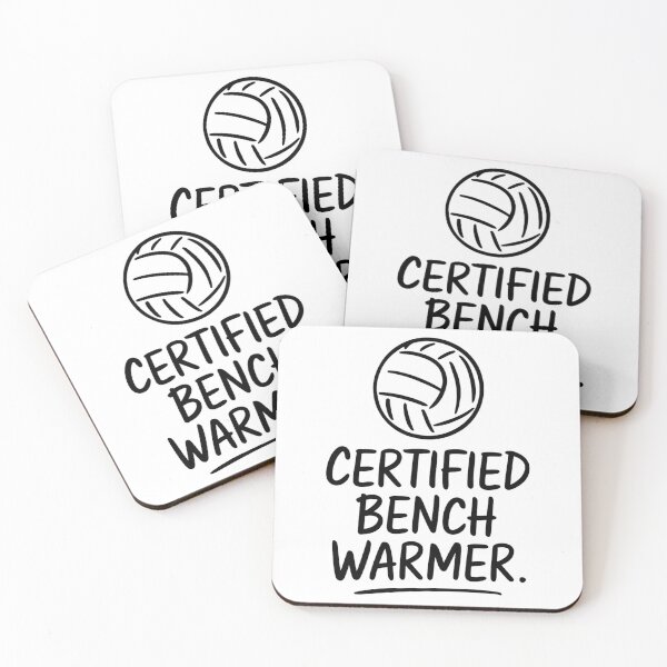 Item preview, Certified Bench Warmer Funny Volleyball Saying designed and sold by DomTeesHaven.