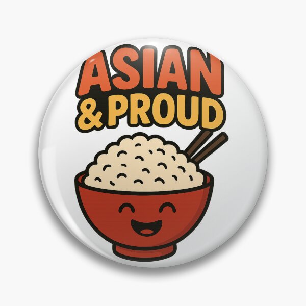 Item preview, Asian and Proud Smiling Rice Bowl Celebrating Asian American Identity designed and sold by Aryabek.