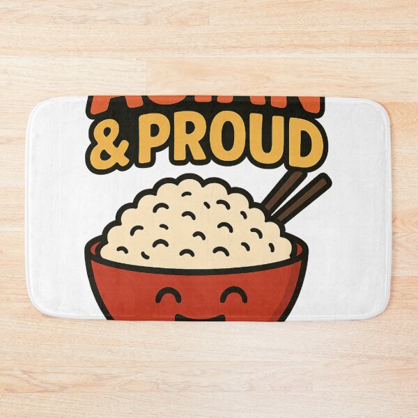 Item preview, Asian and Proud Smiling Rice Bowl Celebrating Asian American Identity designed and sold by Aryabek.
