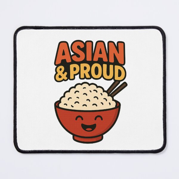 Item preview, Asian and Proud Smiling Rice Bowl Celebrating Asian American Identity designed and sold by Aryabek.