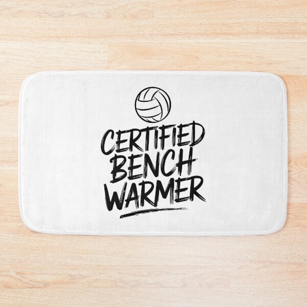 Item preview, Certified Bench Warmer Funny Volleyball Saying designed and sold by DomTeesHaven.