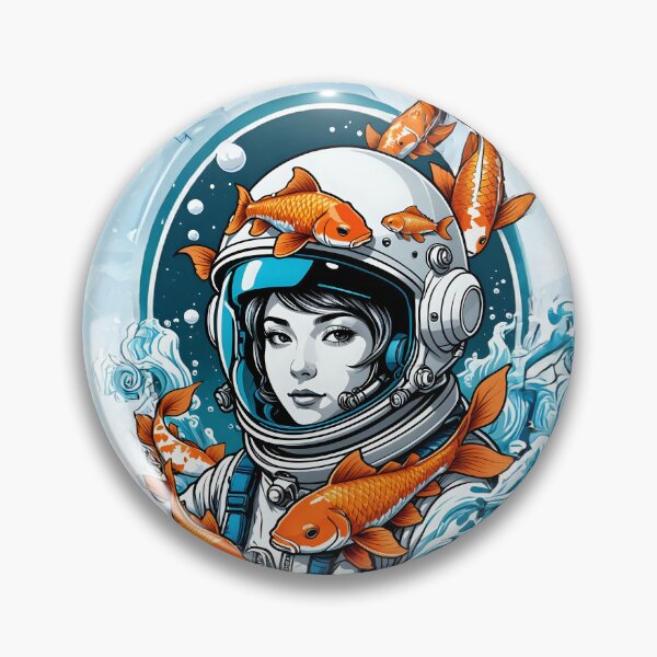 Item preview, Astronaut fisch designed and sold by robiegrafiki.