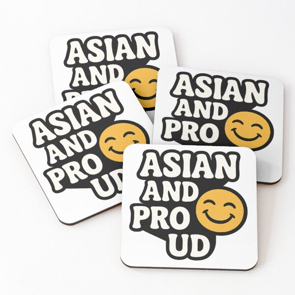 Item preview, Asian and Proud Celebration with Smile Icon and Bold Lettering designed and sold by Aryabek.