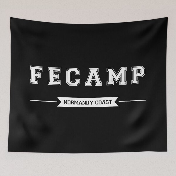 Item preview, Fécamp, Seaside and Great Outdoors [black] designed and sold by FrenchTouch77.