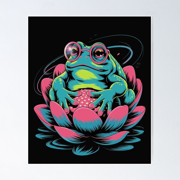 Item preview,  Lotus Frog designed and sold by Winther-Art.