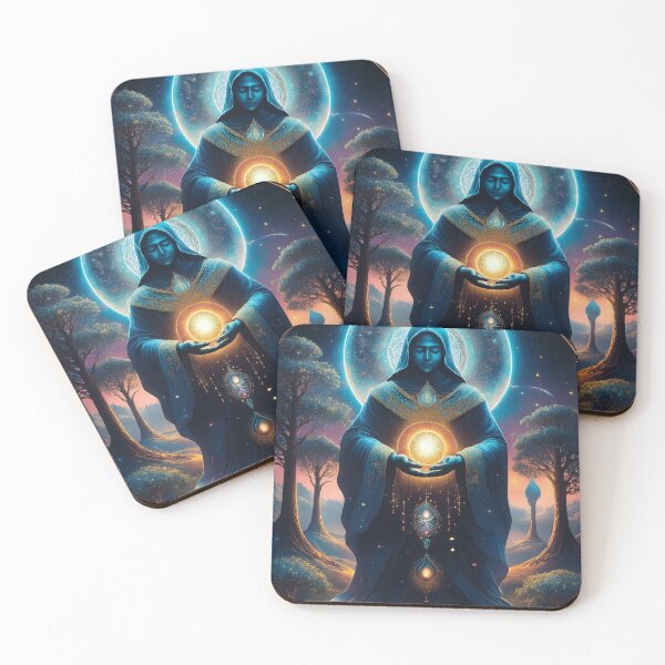Item preview, Star Silhouette – Meditation in Universal Love designed and sold by HighestMind_888.
