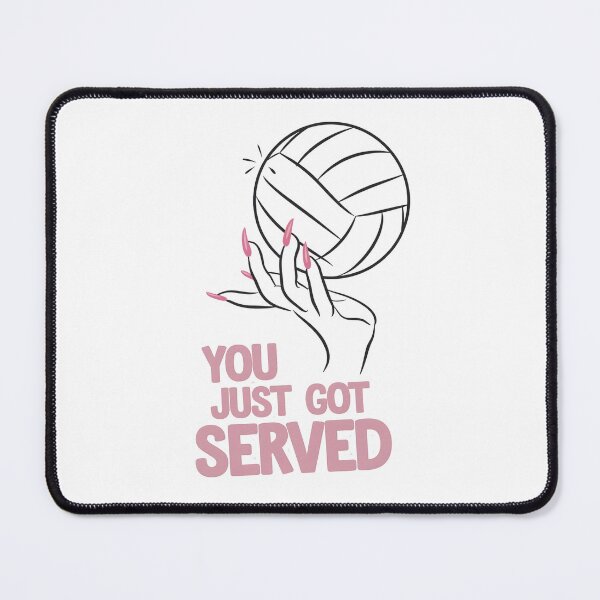 Item preview, You Just Got Served Funny Volleyball Saying designed and sold by DomTeesHaven.