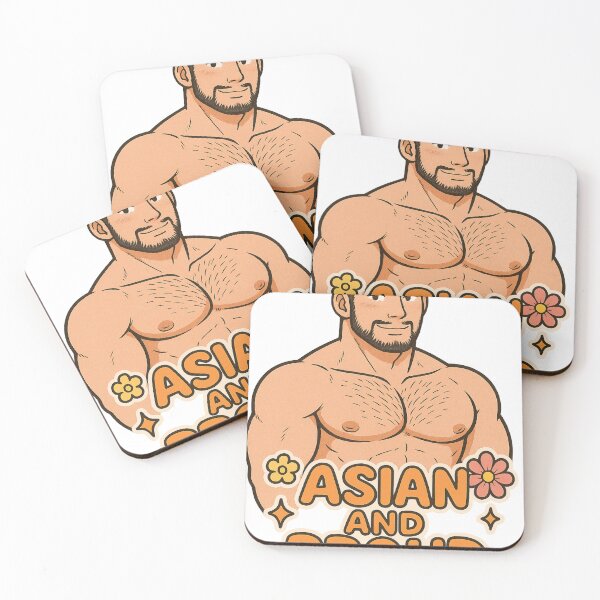 Item preview, Asian and Proud LGBTQ+ Friendly Masculine Representation for AAPI Month designed and sold by Aryabek.