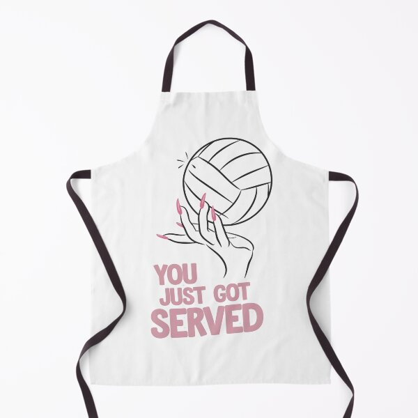 Item preview, You Just Got Served Funny Volleyball Saying designed and sold by DomTeesHaven.