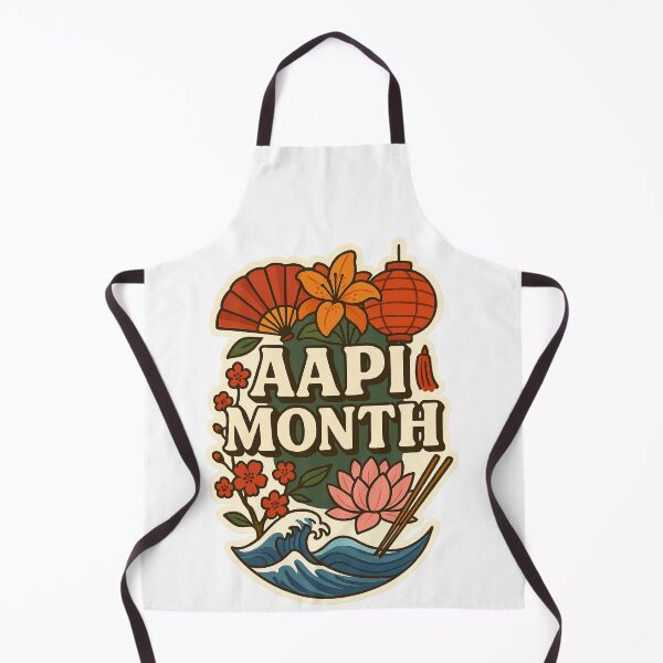 Item preview, AAPI Month Floral Wave Art Honoring Asian Pacific Islander Cultures designed and sold by Aryabek.