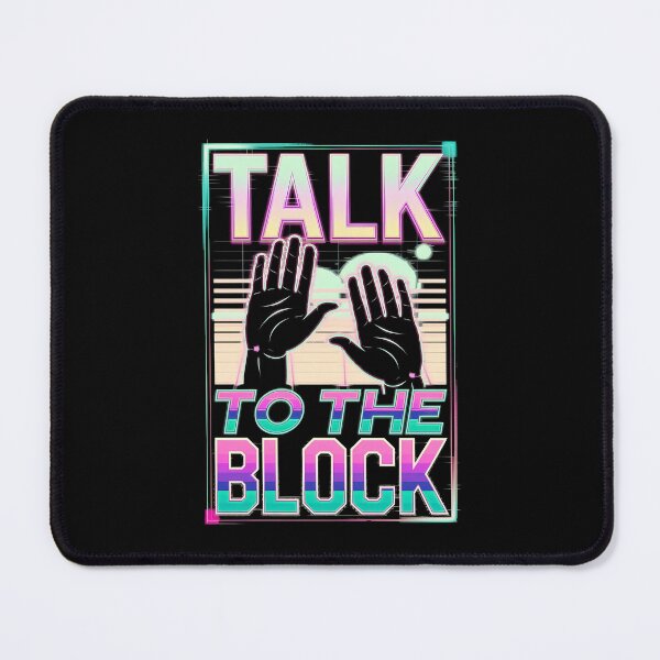 Item preview, Talk To The Block Funny Volleyball Saying designed and sold by DomTeesHaven.
