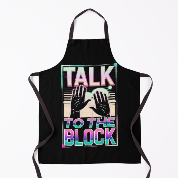 Item preview, Talk To The Block Funny Volleyball Saying designed and sold by DomTeesHaven.