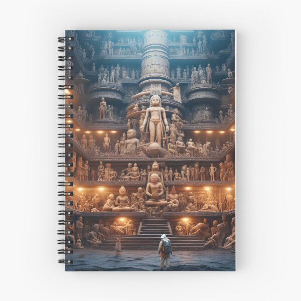 Item preview, Ancient Sculptures in Grand Temple Interior designed and sold by FusionGaze.