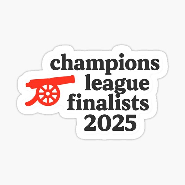 Item preview, Champions league finalists 2025 designed and sold by stickers4-days.