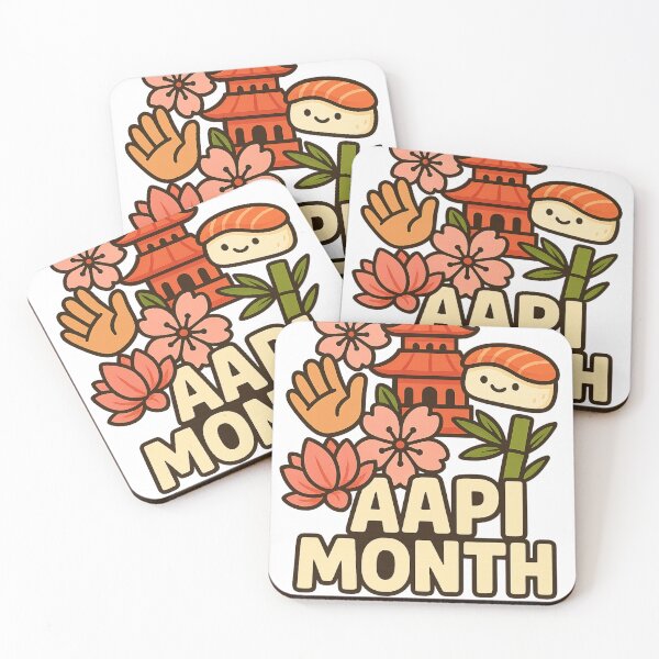 Item preview, AAPI Month Celebration with Pagoda, Sushi, and Cherry Blossoms designed and sold by Aryabek.