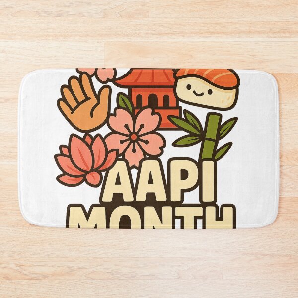 Item preview, AAPI Month Celebration with Pagoda, Sushi, and Cherry Blossoms designed and sold by Aryabek.
