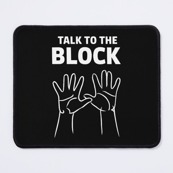 Item preview, Talk To The Block Funny Volleyball Saying designed and sold by DomTeesHaven.