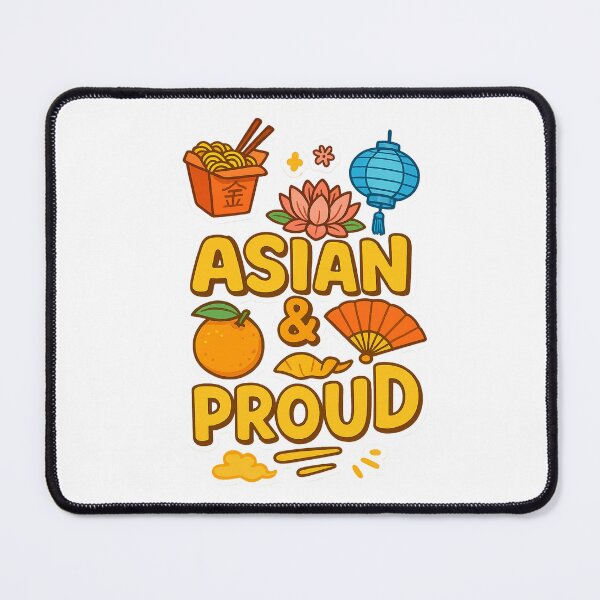 Item preview, Asian and Proud Celebration with Noodles, Lanterns, and Lotus Flower designed and sold by Aryabek.