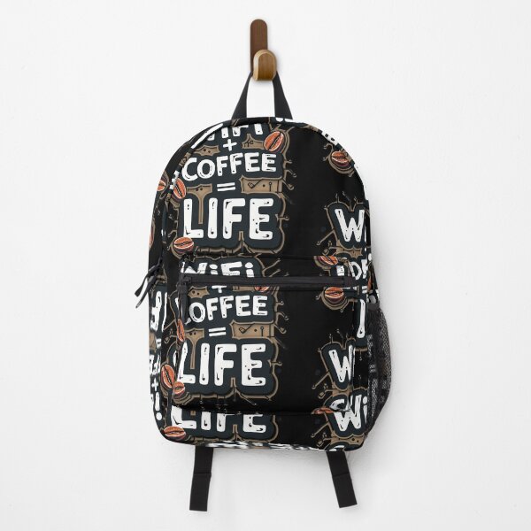 Item preview,  WiFi + Coffee = Life – Funny Tech & Caffeine Lover Design designed and sold by Jason123za.