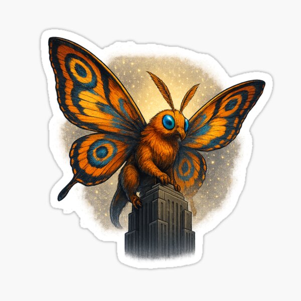 Item preview, Guardian of Light - Mothra Ascends designed and sold by cottoncode.